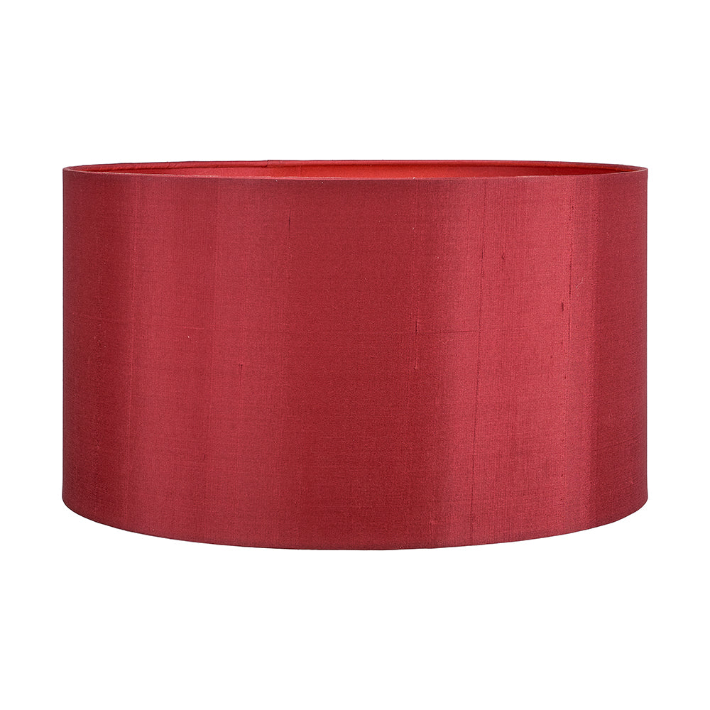 Zara 40cm Mulberry  Silk Lined Cylinder Lampshade