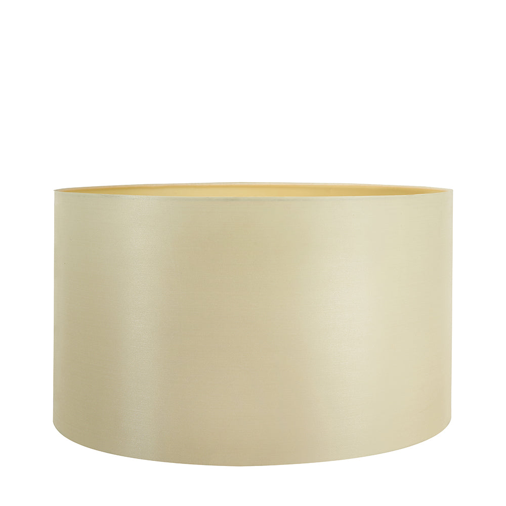 Zara 40cm Almond Silk Cylinder Lampshade