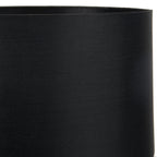 Zara 35cm Black Silk Lined Cylinder Lampshade