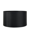 Zara 45cm Black Silk Lined Cylinder Lampshade