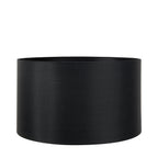 Zara 45cm Black Silk Lined Cylinder Lampshade