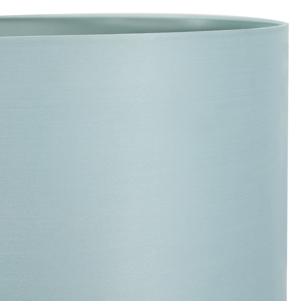 Zara 40cm Duck Egg Silk Cylinder Lampshade