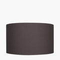 Henry 30cm Grey Handloom Cylinder Lampshade