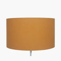 Henry 40cm Mustard Handloom Cylinder Lampshade