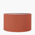 Henry 30cm Tobacco Handloom Cylinder Lampshade
