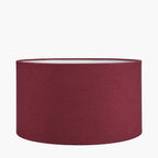 Henry 35cm Mulberry Handloom Cylinder Lampshade