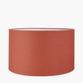 Henry 45cm Tobacco Handloom Cylinder Lampshade