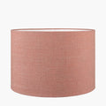 Edward 45cm Apricot Linen Cylinder Lampshade