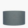 Bassey 35cm Steel Glitter Cylinder Cotton Mix Lampshade