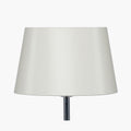 Martha 45cm Cream Oval Silk Mix Tapered Lampshade