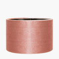 Bow 25cm Apricot Velvet Cylinder Lampshade