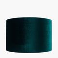 Bow 30cm Forest Green Velvet Cylinder Lampshade