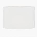 Mia 40cm Ivory Oval Cotton Mix Lampshade
