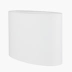 Mia 40cm Ivory Oval Cotton Mix Lampshade