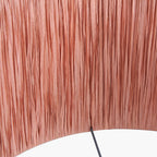 Tilia 30cm Apricot Raffia Cylinder Lampshade