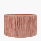 Tilia 35cm Apricot Raffia Cylinder Lampshade