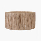 Tilia 45cm Natural Raffia Cylinder Lampshade