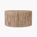 Tilia 30cm Natural Raffia Cylinder Lampshade