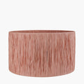 Tilia 45cm Apricot Raffia Cylinder Lampshade