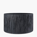 Tilia 45cm Black Raffia Cylinder Lampshade