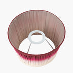 Scallop 25cm Red Ombre Soft Pleated Tapered Lampshade