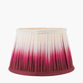 Scallop 30cm Red Ombre Soft Pleated Tapered Lampshade