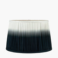Scallop 20cm Black Ombre Soft Pleated Tapered Lampshade