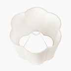 Bloom 35cm White Handloom Scalloped Cylinder Lampshade