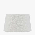 Martigues 30cm White Boucle Tapered Lampshade