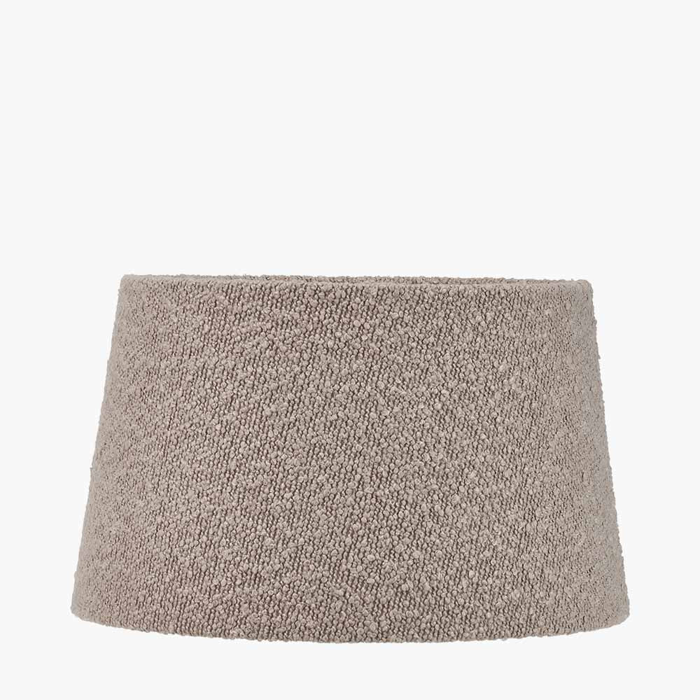 Martigues 35cm Taupe Boucle Tapered Lampshade