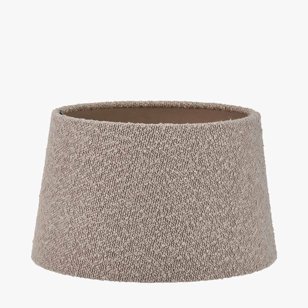 Martigues 35cm Taupe Boucle Tapered Lampshade
