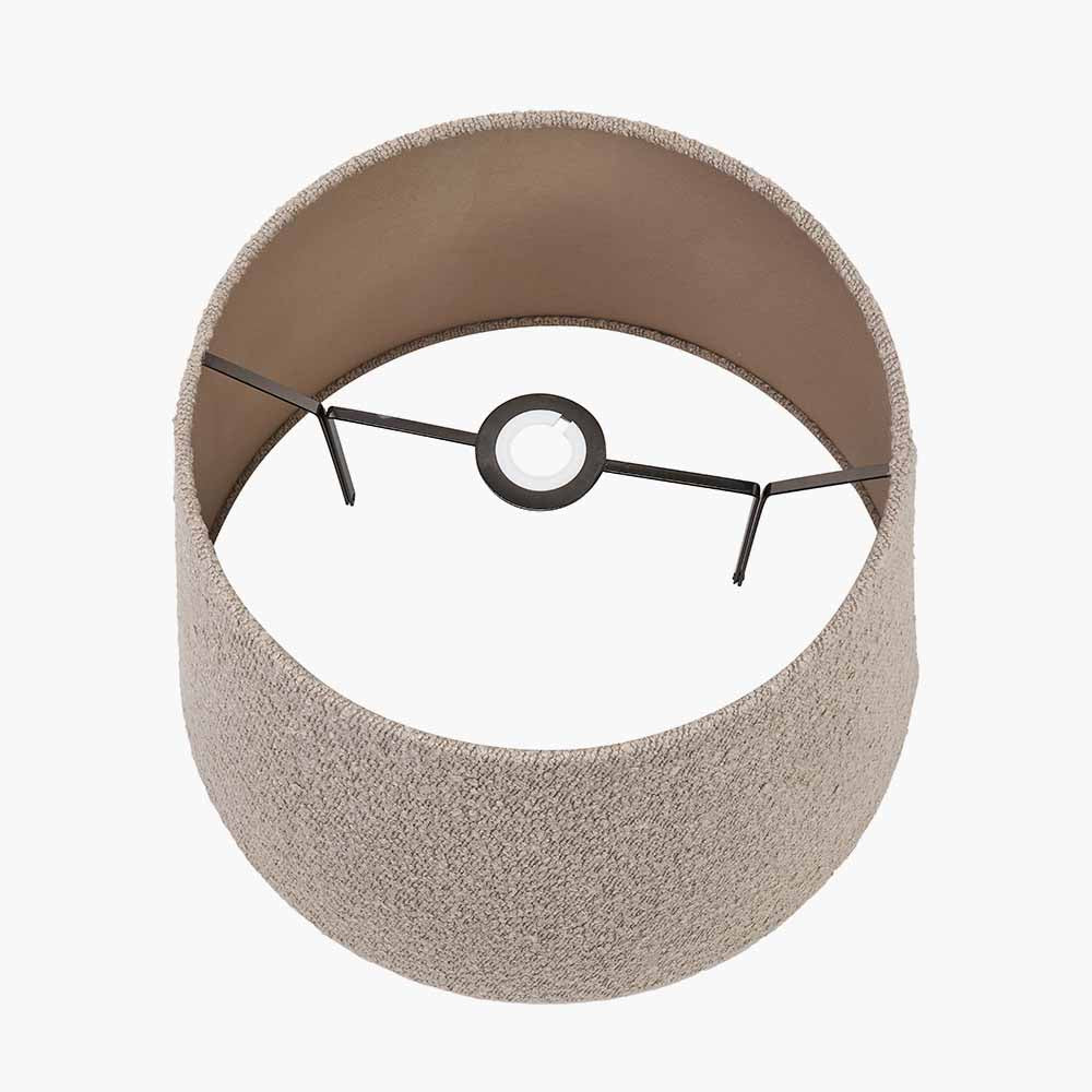 Martigues 40cm Taupe Boucle Tapered Lampshade