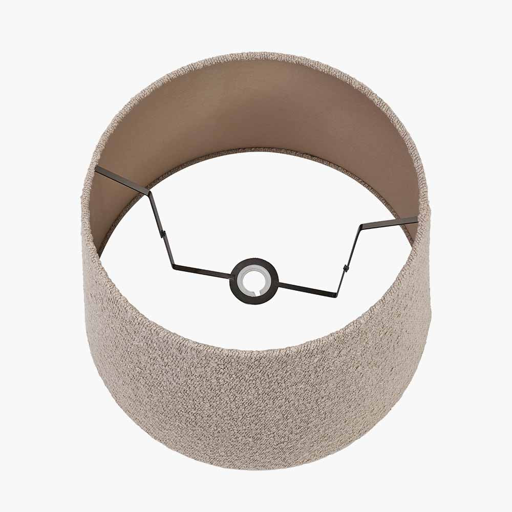Martigues 40cm Taupe Boucle Tapered Lampshade