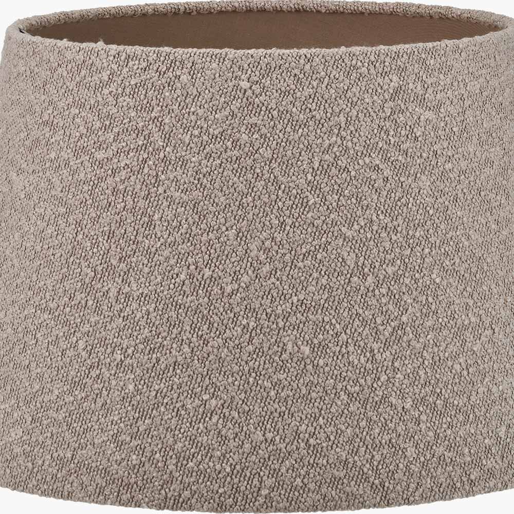 Martigues 40cm Taupe Boucle Tapered Lampshade