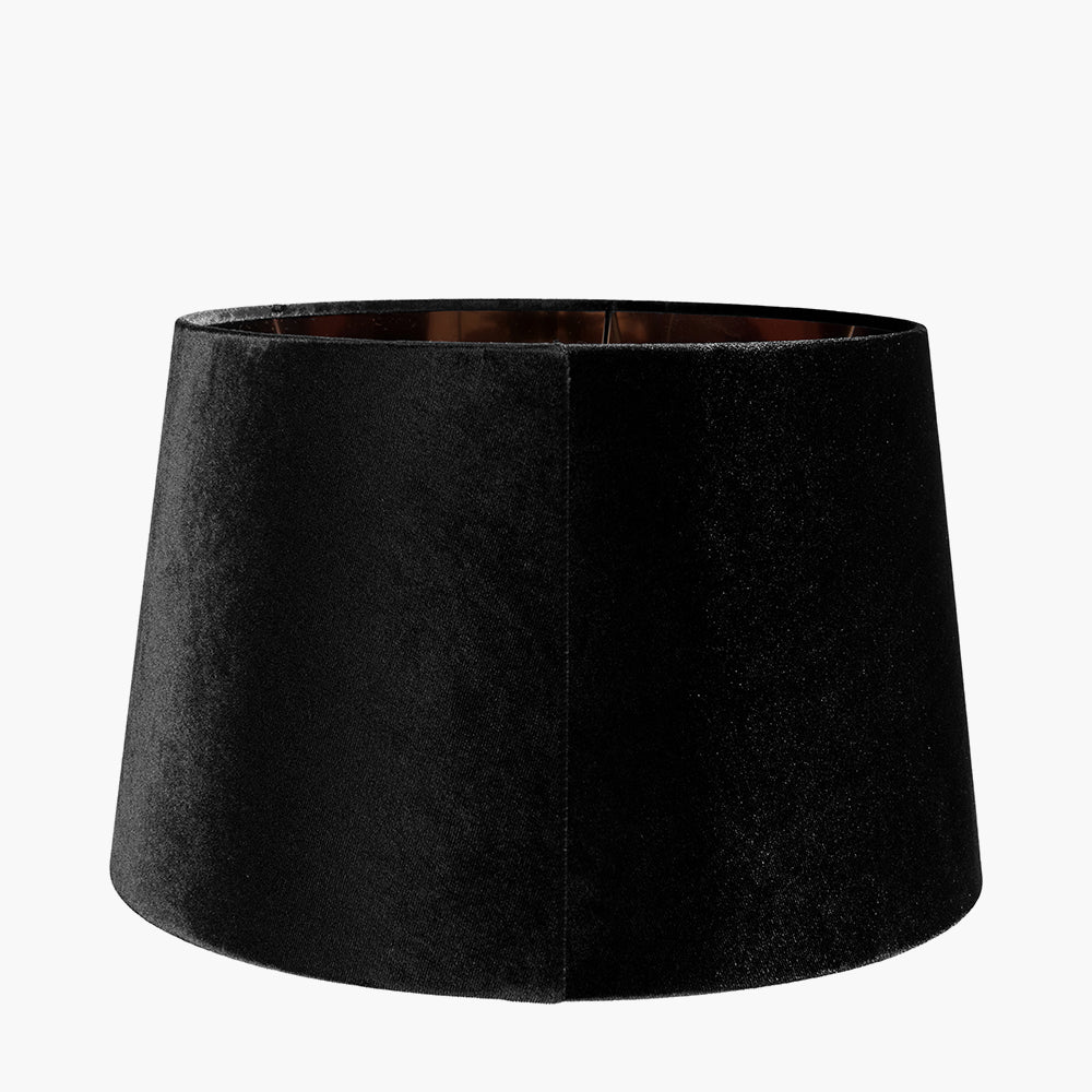 Aida 50cm Black Velvet Tapered Lampshade
