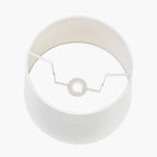 Lys 30cm White Self Lined Linen Tapered Lampshade