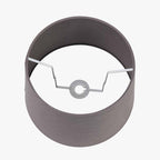 Lys 45cm Steel Grey Self Lined Linen Tapered Lampshade