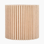 Callista 35cm Natural Linen Hard Pleat Lampshade