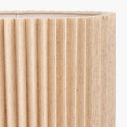 Callista 40cm Natural Linen Hard Pleat Lampshade