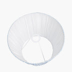 Thiago 35cm Ocean Blue Stripe Mushroom Pleat Tapered Lampshade