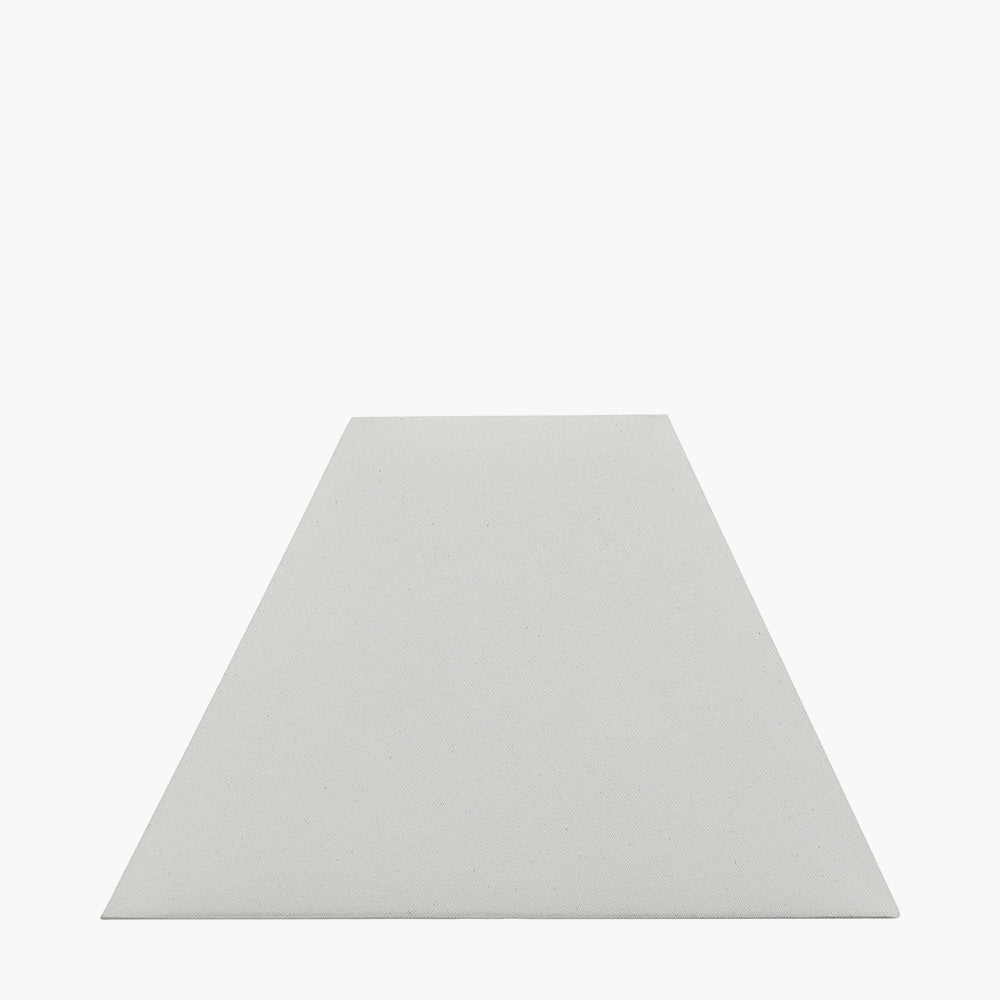 Pyramid 40cm Cream Cotton Tapered Square Lampshade