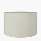 Lino 30cm Cream Self Lined Linen Cylinder Lampshade