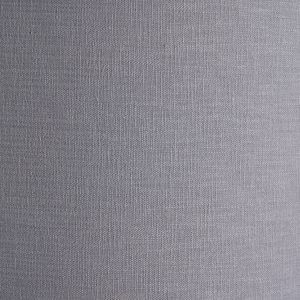 Lino 30cm Steel Grey Self Lined Linen Cylinder Lampshade