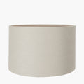 Lino 45cm Grey Self Lined Linen Cylinder Lampshade