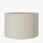 Lino 25cm Grey Self Lined Linen Cylinder Lampshade