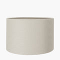 Lino 35cm Grey Self Lined Linen Cylinder Lampshade