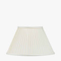 Bacall 50cm Almond Silk Knife Pleat Empire Lampshade