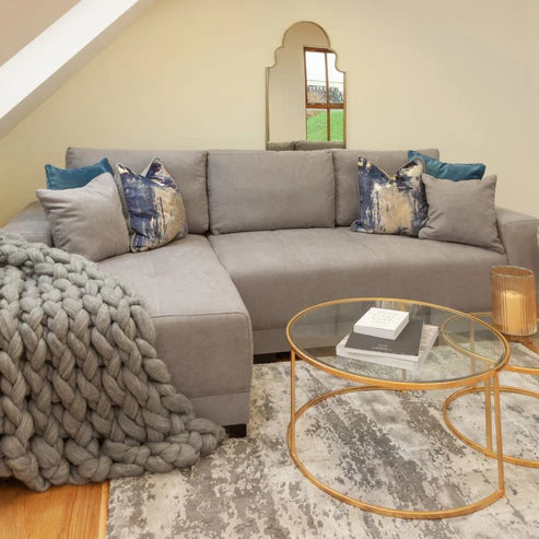 Cimiano Sofabed Grey Left Hand Facing Corner Eastley | Kip | Quercioli | Barete | Metropolitan | Portobello | Aissa Style