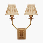 Tatiana Antique Brass Metal Double Wall Light