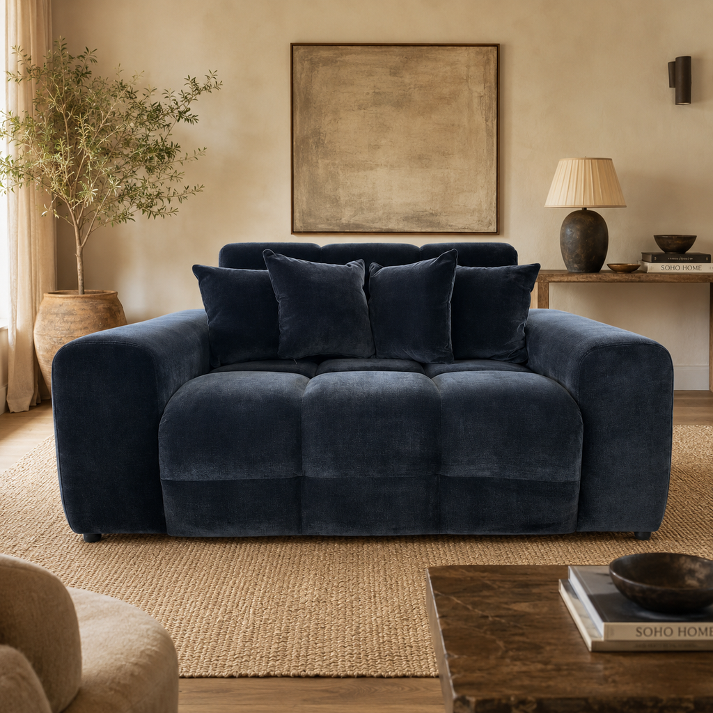 Jacob Sofa Black 2 Seater